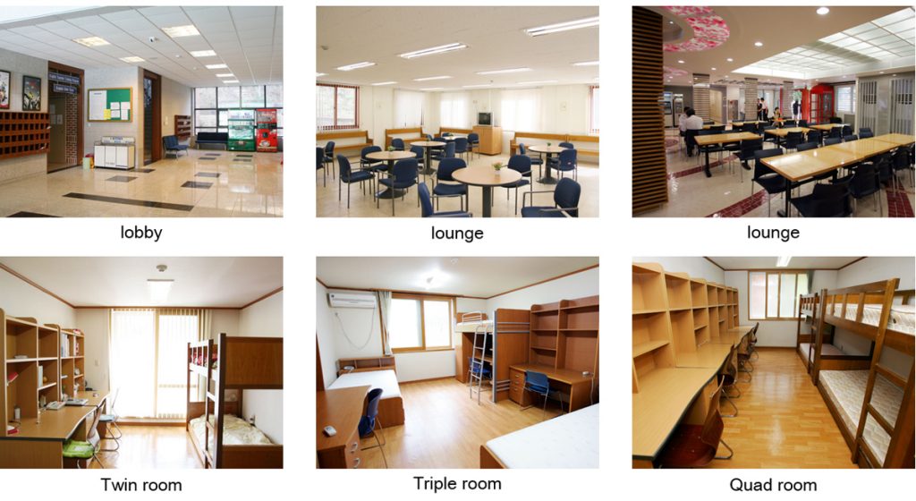 Một số hình ảnh về ký túc xá ở Đại học Keimyung