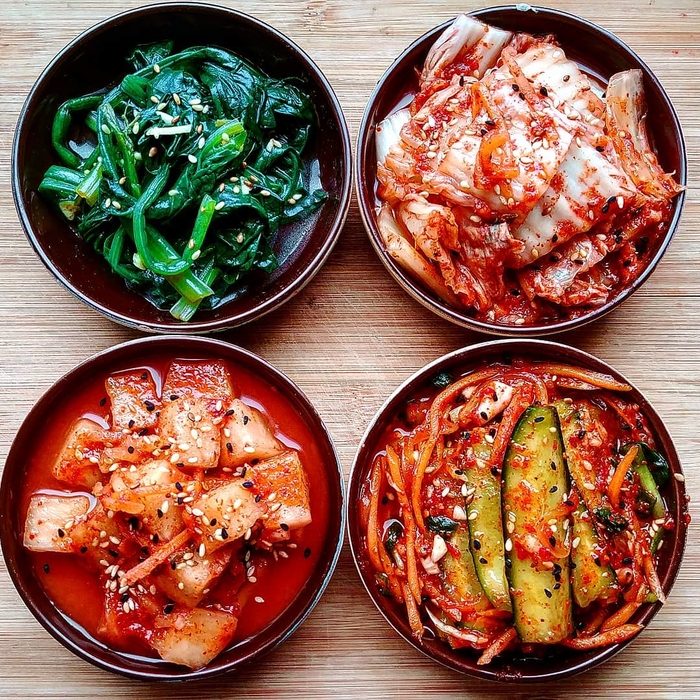 Rất nhiều loại kim chi khác nhau