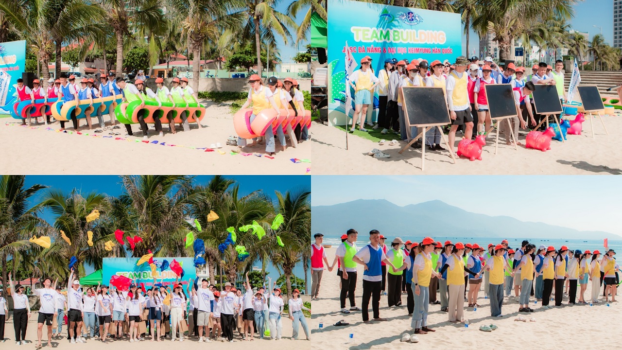 Ảnh chụp kỷ niệm giữa các học viên của JPSC Đà Nẵng và Trường Đại học Keimyung 