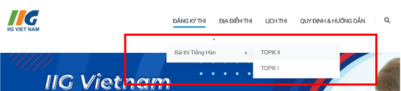 Chọn bài thi tiếng Hàn: TOPIK I hoặc TOPIK II 
