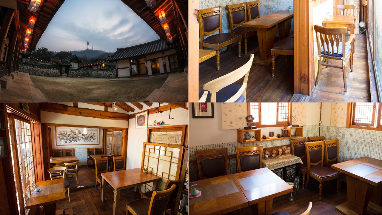 Không gian bên trong ngôi nhà Hanok