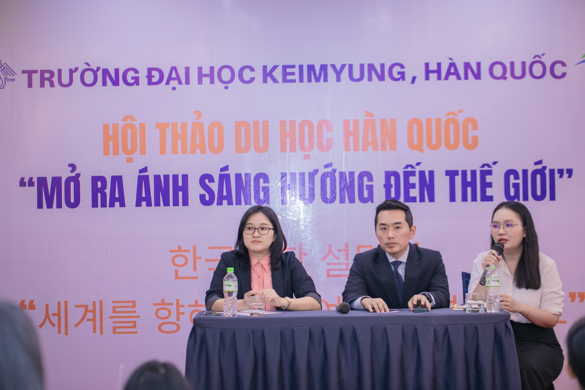 Tư vấn du học trực tiếp tại buổi hội thảo Đại học Keimyung