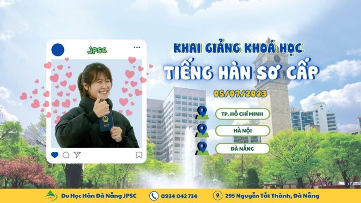KHAI GIẢNG LỚP TIẾNG HÀN SƠ CẤP TẠI JPSC NGÀY 05/07/2023